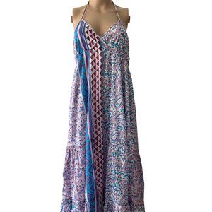 Ordinary Mary NWT Bohemian Halter Maxi Size M Dress